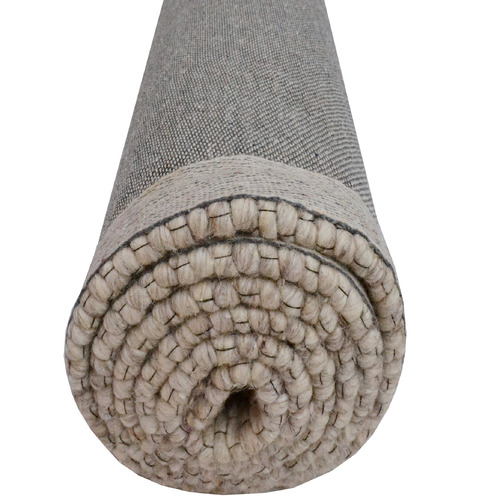 Taupe Adelaide Hand-Woven Wool Rug