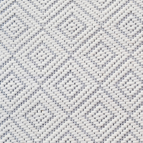 Ivory Geo Hand-Woven Wool Rug