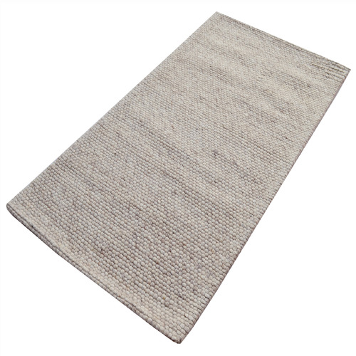 Taupe Adelaide Hand-Woven Wool Rug