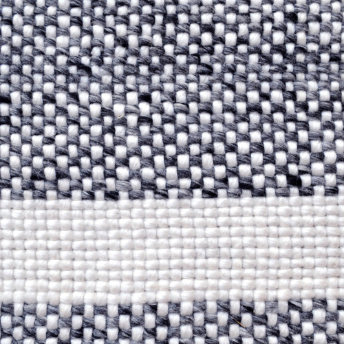 Charcoal Richmond Hand-Woven Reversible Rug