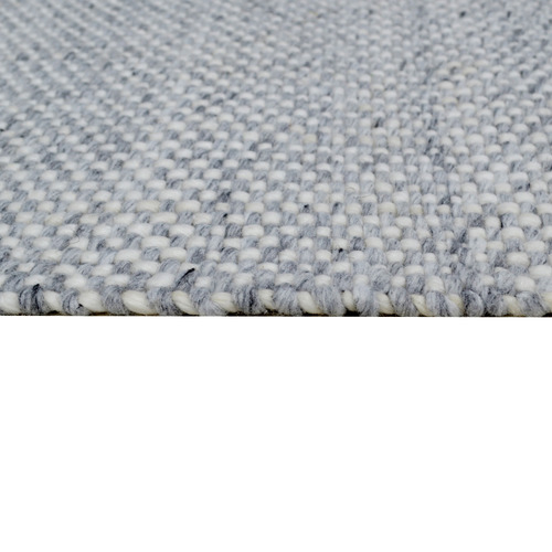 Ash Grey Richmond Hand-Woven Reversible Rug