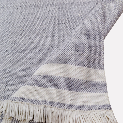 Ash Grey Richmond Hand-Woven Reversible Rug