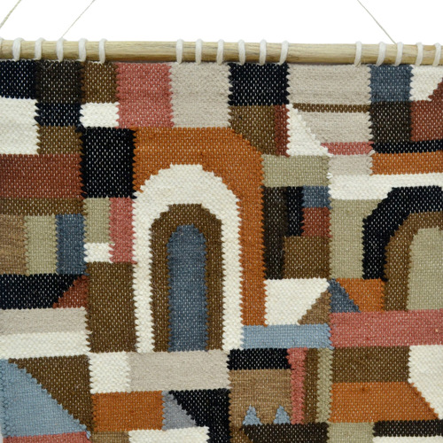 Pheobe Hand-Woven Wool Wall Hanging