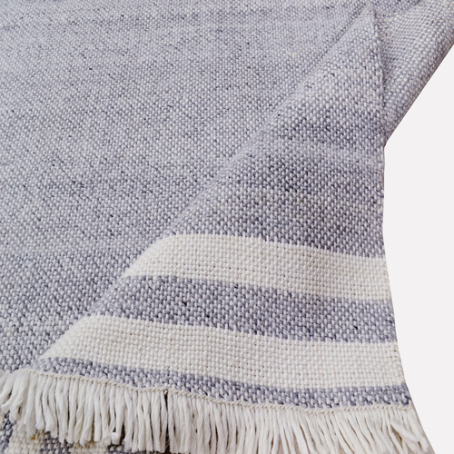 Ash Grey Richmond Hand-Woven Reversible Rug