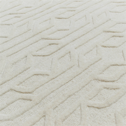 RugClub Ivory Lachlan Hand-Tufted Wool Rug | Temple & Webster