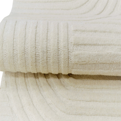 Ivory Pavi Hand-Tufted Wool Runner