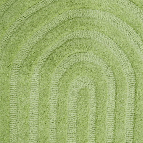 Pista Green Pavi Hand-Tufted Wool Runner