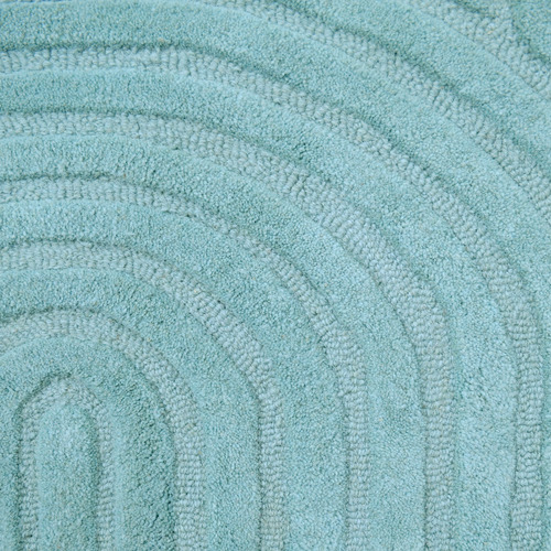 Cashmere Blue Pavi Hand-Tufted Wool Runner