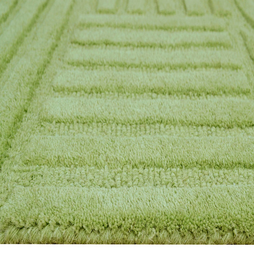 Pista Green Pavi Hand-Tufted Wool Runner