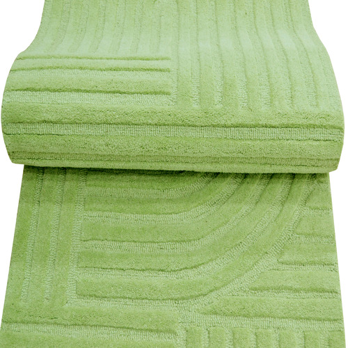 Pista Green Pavi Hand-Tufted Wool Runner