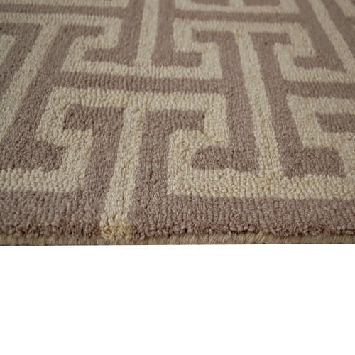 Beige Brown Lyle Power-Loomed Rug