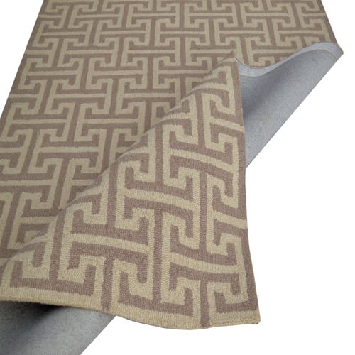 Beige Brown Lyle Power-Loomed Rug