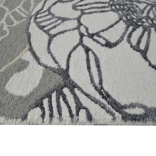 Silver Caius Power-Loomed Rug