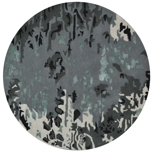 Silver Eben Power-Loomed Rug