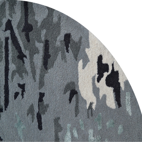 Silver Eben Power-Loomed Rug