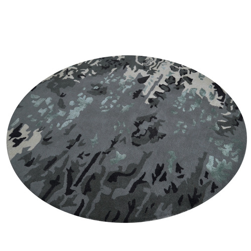 Silver Eben Power-Loomed Rug