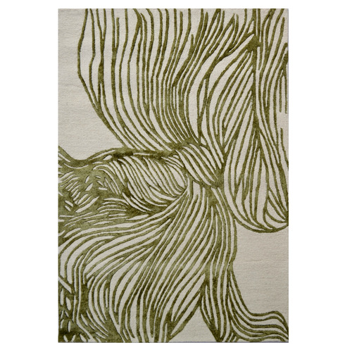 Sea Green Theron Power-Loomed Rug
