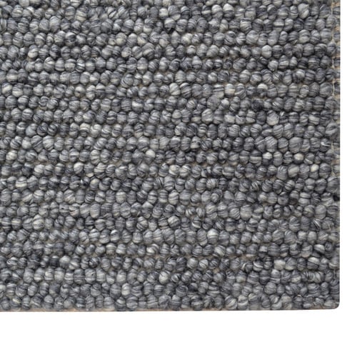 Charcoal Milton Hand-Woven Wool Rug | Temple & Webster