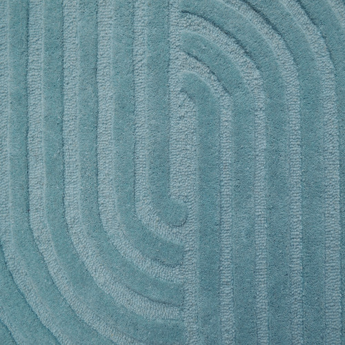 Cashmere Blue Lister Hand-Woven Rug