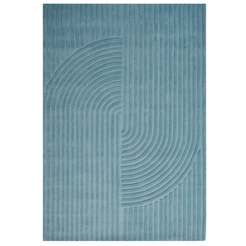 Cashmere Blue Lister Hand-Woven Rug
