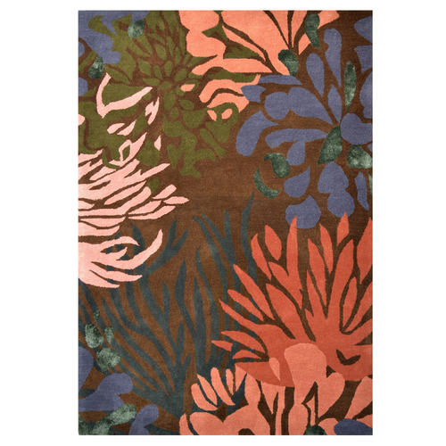 Botanical Hand-Tufted Wool & Viscose Rug