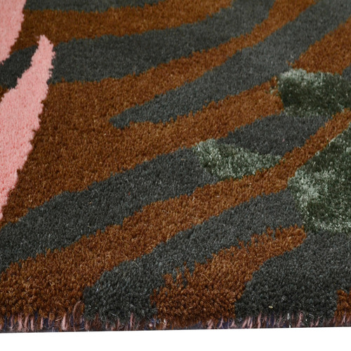 Botanical Hand-Tufted Wool & Viscose Rug