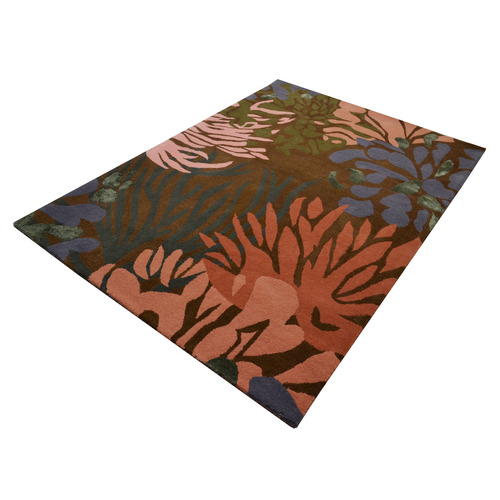 Botanical Hand-Tufted Wool & Viscose Rug