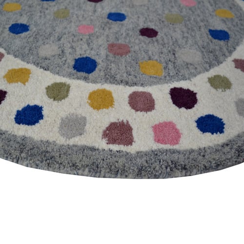 Montreal Hand-Tufted Wool Round Rug | Temple & Webster