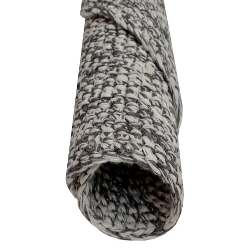 Grey Orbit Hand-Woven Indoor/Outdoor Round Rug