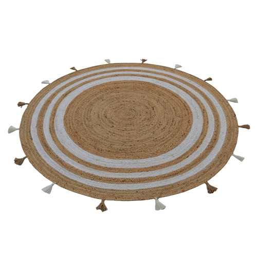 Goa Hand-Woven Jute Round Rug