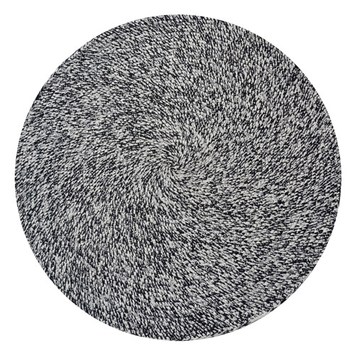 Ivory & Black Jadon Hand-Woven Indoor/Outdoor Rug