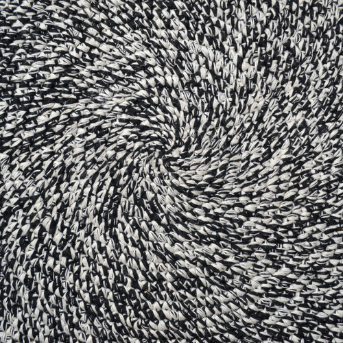 Ivory & Black Jadon Hand-Woven Indoor/Outdoor Rug