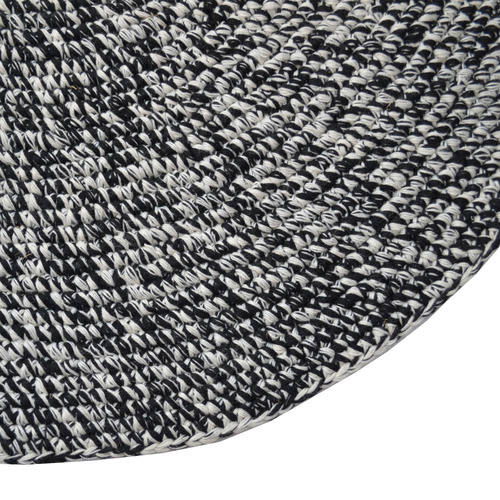 Ivory & Black Jadon Hand-Woven Indoor/Outdoor Rug