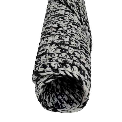 Ivory & Black Jadon Hand-Woven Indoor/Outdoor Rug