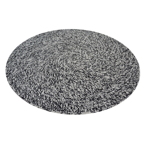 Ivory & Black Jadon Hand-Woven Indoor/Outdoor Rug