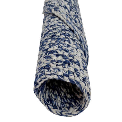 Ivory & Navy Jadon Hand-Woven Indoor/Outdoor Rug