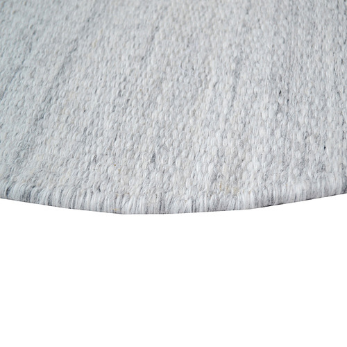 Silver Sedric Hand-Woven Round Rug