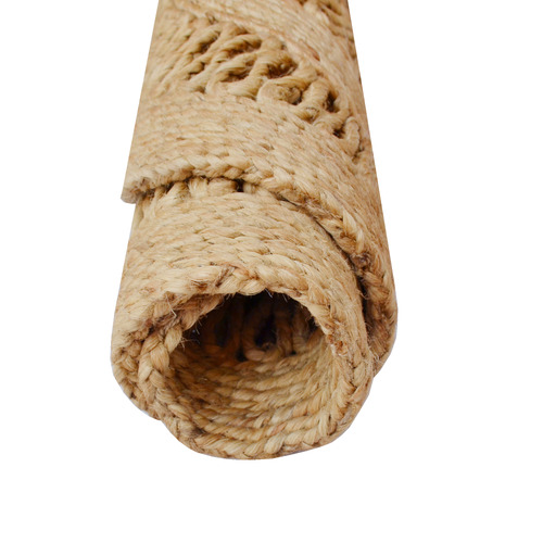 Natural Ziggy Hand-Woven Jute Rug