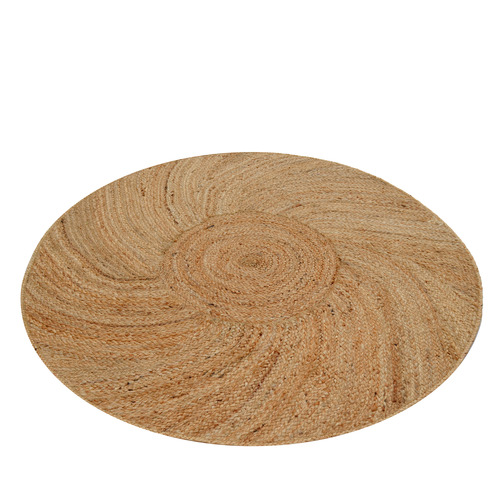 Natural Carissa Flat Woven Jute Rug
