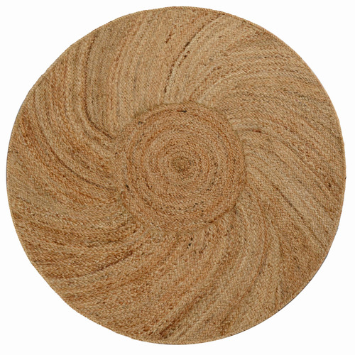 Natural Carissa Flat Woven Jute Rug