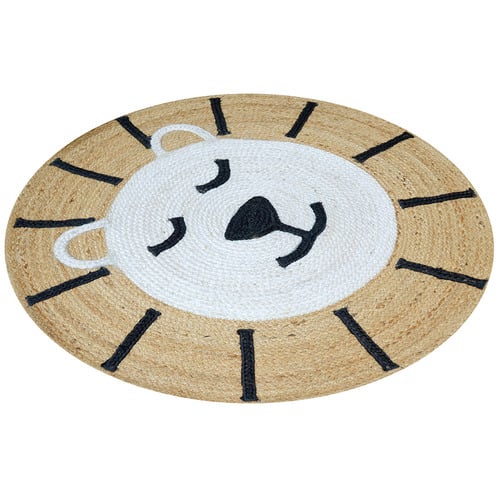 Nala Hand-Woven Jute Round Rug