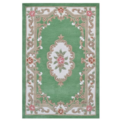 Green Lativa Hand-Tufted Wool Rug