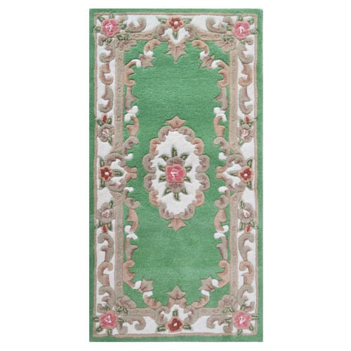 Green Lativa Hand-Tufted Wool Rug