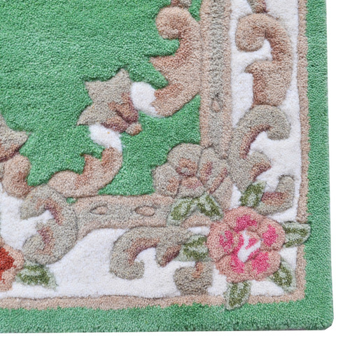 Green Lativa Hand-Tufted Wool Rug