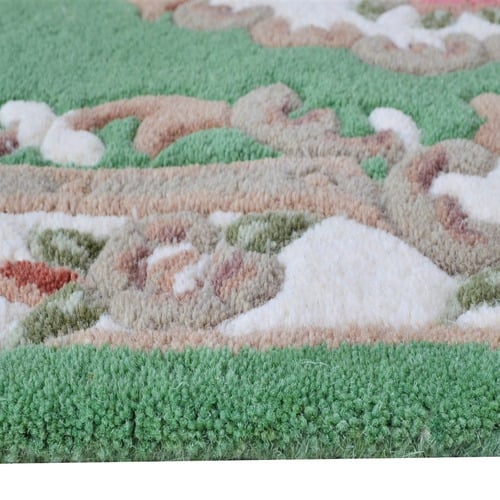 Green Lativa Hand-Tufted Wool Rug