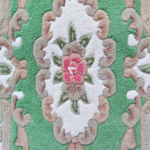 Green Lativa Hand-Tufted Wool Rug