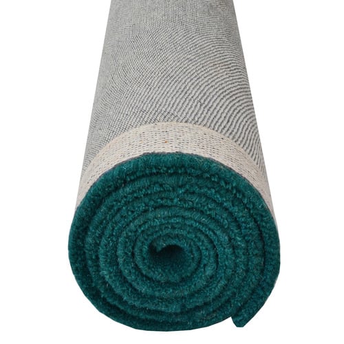 Turquoise Lativa Hand-Tufted Wool Runner