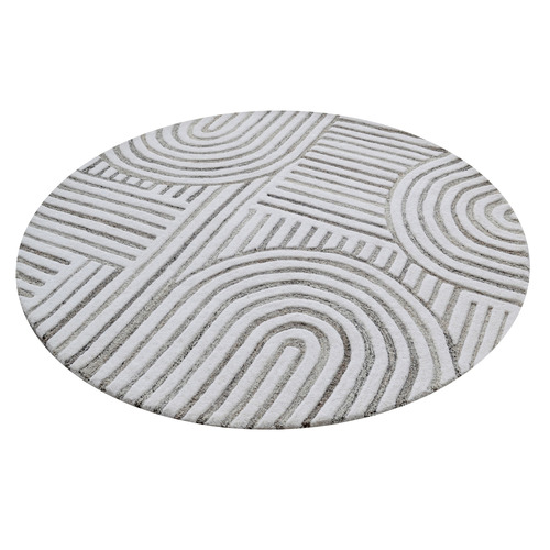 Palmyra Hand-Woven Wool Round Rug