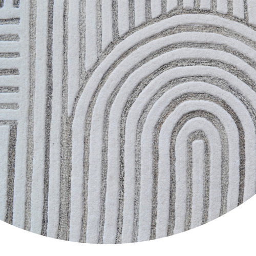 Palmyra Hand-Woven Wool Round Rug