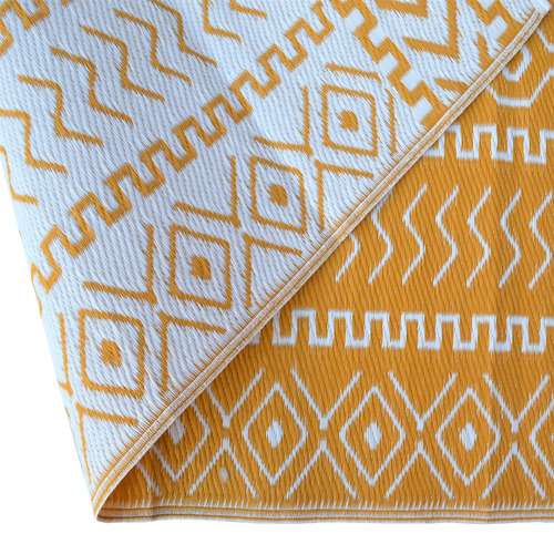 Yellow Fergus Reversible Outdoor Floor Mat